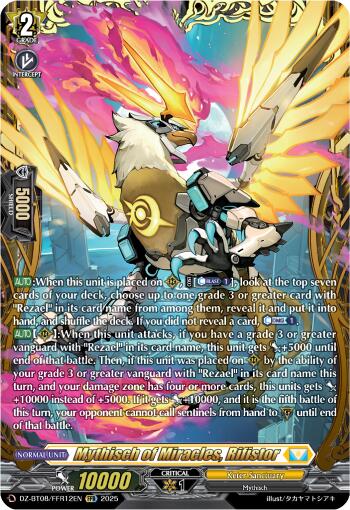 Mythisch of Miracles, Rifistor (DZ-BT08/FFR12EN) [DZ-BT08: Knights 0f Rebirth] | Pegasus Games WI