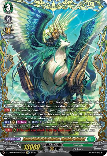 Sylvan Horned Beast Emperor, Magnolia Patriach (DZ-BT08/FFR13EN) [DZ-BT08: Knights 0f Rebirth] | Pegasus Games WI