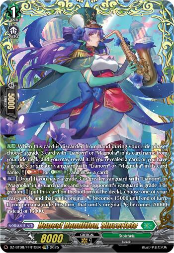Sincere Dedication, Sinceritie (DZ-BT08/FFR15EN) [DZ-BT08: Knights 0f Rebirth] | Pegasus Games WI