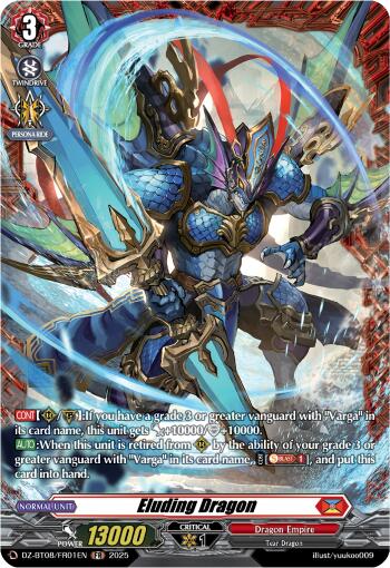 Eluding Dragon (DZ-BT08/FR01EN) [DZ-BT08: Knights 0f Rebirth] | Pegasus Games WI