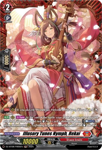 Mystical Tunes Nymph, Rekai (DZ-BT08/FR05EN) [DZ-BT08: Knights 0f Rebirth] | Pegasus Games WI