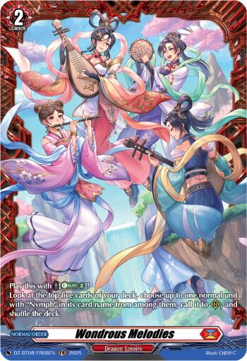 Wonderous Melodies (DZ-BT08/FR08EN) [DZ-BT08: Knights 0f Rebirth] | Pegasus Games WI