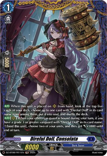 Direful Doll, Consolata (DZ-BT08/FR11EN) [DZ-BT08: Knights 0f Rebirth] | Pegasus Games WI