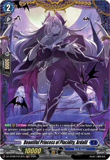 Beautiful Princess of Placidity, Ardalil (DZ-BT08/FR13EN) [DZ-BT08: Knights 0f Rebirth] | Pegasus Games WI