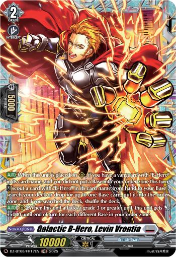 Galatic B Hero, Levin Vrontia (DZ-BT08/FR17EN) [DZ-BT08: Knights 0f Rebirth] | Pegasus Games WI