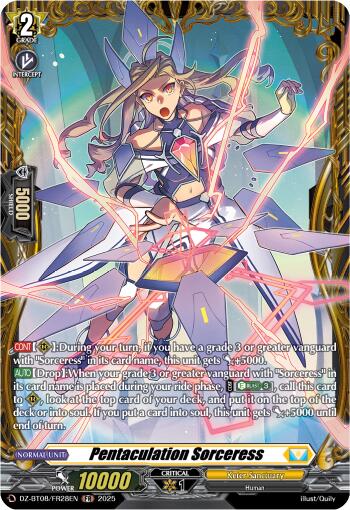 Pentaculation Sorceress (DZ-BT08/FR28EN) [DZ-BT08: Knights 0f Rebirth] | Pegasus Games WI