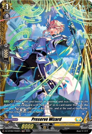 Preserve Wizard (DZ-BT08/FR30EN) [DZ-BT08: Knights 0f Rebirth] | Pegasus Games WI