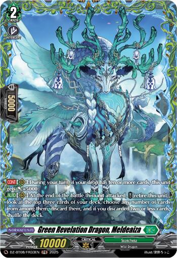 Jade Dragon, Meldeaiza (DZ-BT08/FR33EN) [DZ-BT08: Knights 0f Rebirth] | Pegasus Games WI