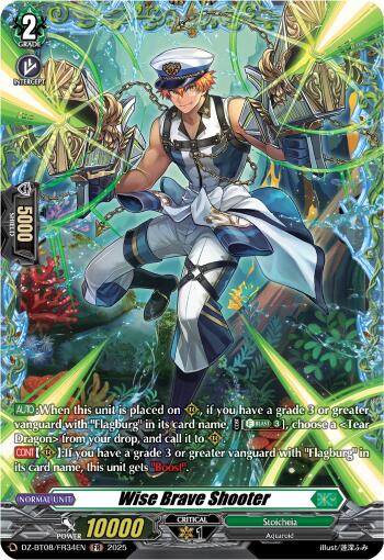 Wise Brave Shooter (DZ-BT08/FR34EN) [DZ-BT08: Knights 0f Rebirth] | Pegasus Games WI
