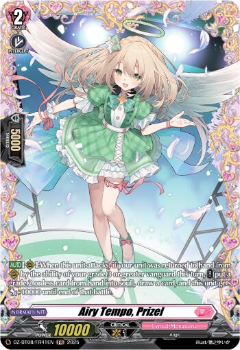 Airy Tempo, Prizel (DZ-BT08/FR41EN) [DZ-BT08: Knights 0f Rebirth] | Pegasus Games WI