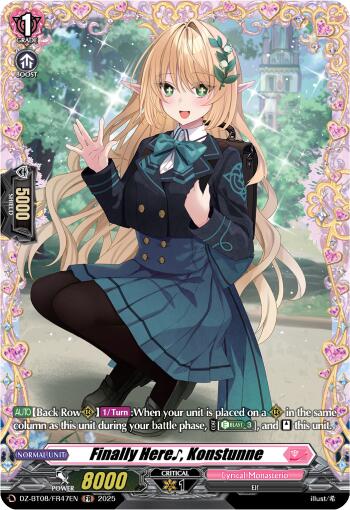 It's Finally Here~, Konstunne (DZ-BT08/FR47EN) [DZ-BT08: Knights 0f Rebirth] | Pegasus Games WI