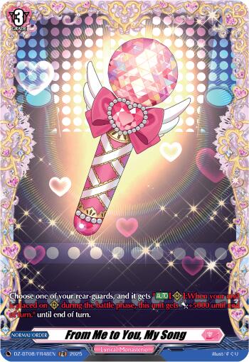 From Me to You, My Song (DZ-BT08/FR48EN) [DZ-BT08: Knights 0f Rebirth] | Pegasus Games WI