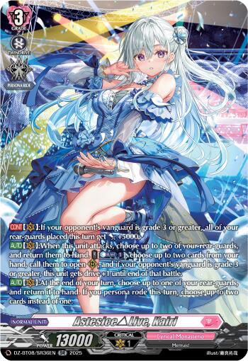 AstesiceLive, Kairi (DZ-BT08/SR36EN) [DZ-BT08: Knights 0f Rebirth] | Pegasus Games WI
