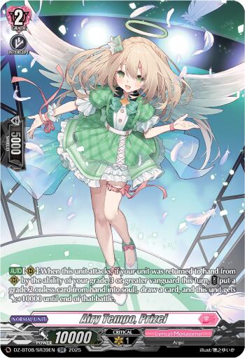 Airy Tempo, Prizel (DZ-BT08/SR39EN) [DZ-BT08: Knights 0f Rebirth] | Pegasus Games WI