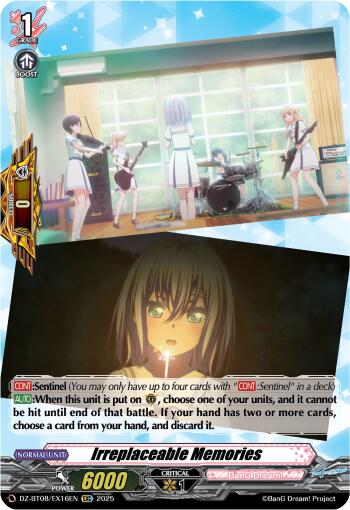 Irreplaceable Memories (DZ-BT08/EX16EN) [DZ-BT08: Knights 0f Rebirth] | Pegasus Games WI