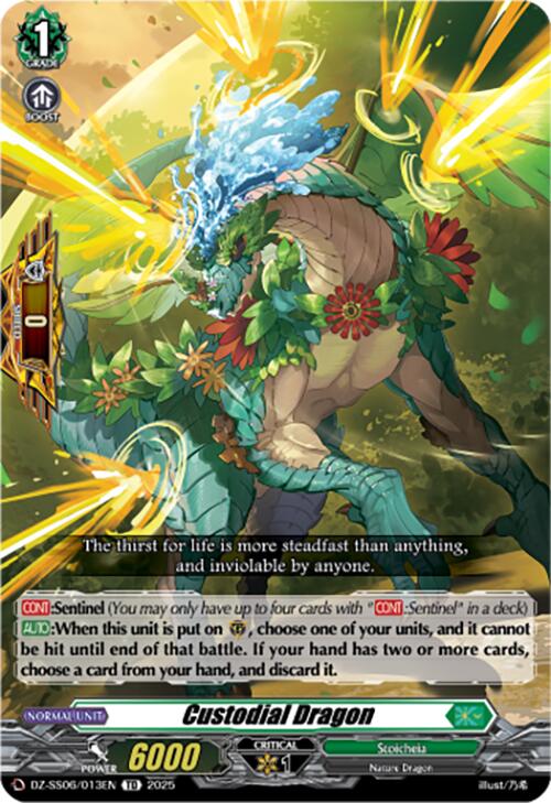 Custodial Dragon (DZ-SS06/013EN) [DZ-SS06: Master Deckset -Urara Haneyama-] | Pegasus Games WI