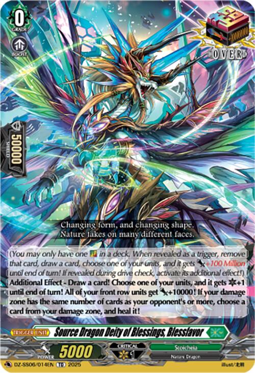 Source Dragon Deity of Blessings, Blessfavor (DZ-SS06/014EN) [DZ-SS06: Master Deckset -Urara Haneyama-] | Pegasus Games WI