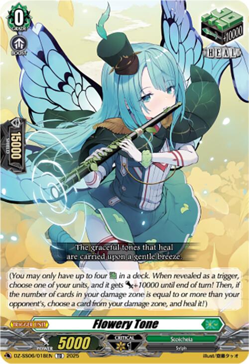 Flowery Tone (DZ-SS06/018EN) [DZ-SS06: Master Deckset -Urara Haneyama-] | Pegasus Games WI