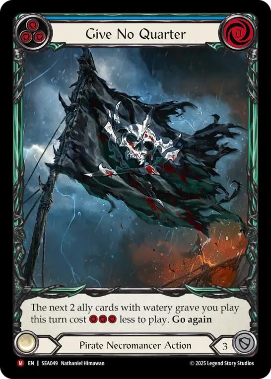 Give No Quarter (Extended Art) [SEA049] (High Seas)  Rainbow Foil | Pegasus Games WI