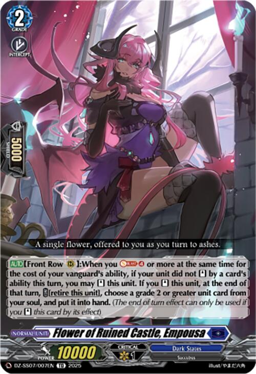 Flower of Ruined Castle, Empousa (DZ-SS07/007EN) [DZ-SS07: Master Deckset -Michiru Hazama-] | Pegasus Games WI