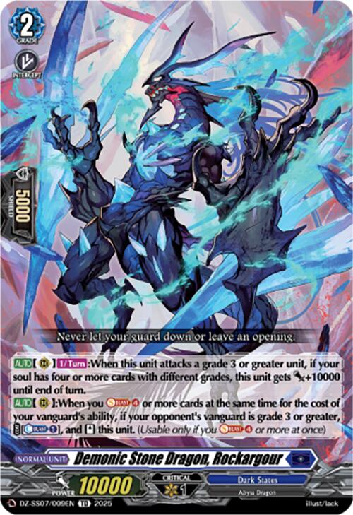 Demonic Stone Dragon, Rockargour (DZ-SS07/009EN) [DZ-SS07: Master Deckset -Michiru Hazama-] | Pegasus Games WI