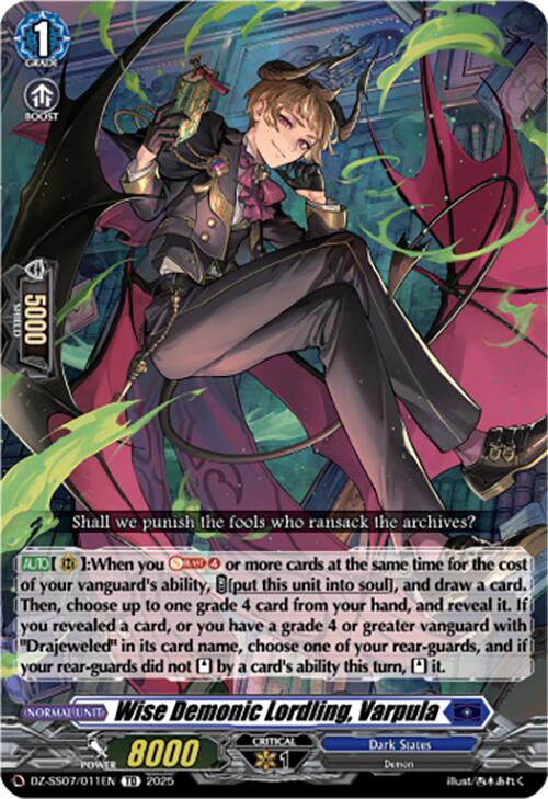 Wise Demonic Lordling, Varpula (DZ-SS07/011EN) [DZ-SS07: Master Deckset -Michiru Hazama-] | Pegasus Games WI