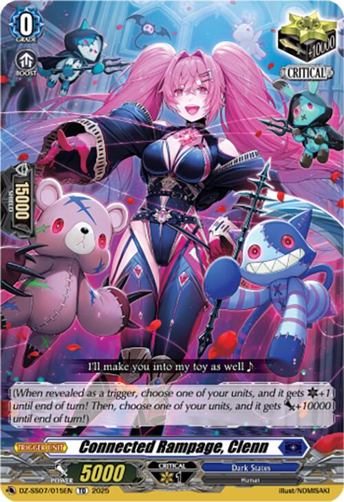Connected Rampage, Clenn (DZ-SS07/015EN) [DZ-SS07: Master Deckset -Michiru Hazama-] | Pegasus Games WI