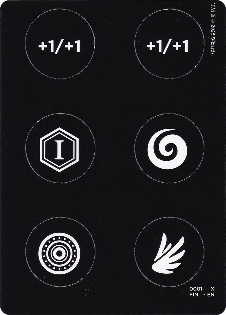Punch Card Token (0001 // 0002) [FINAL FANTASY Tokens] | Pegasus Games WI