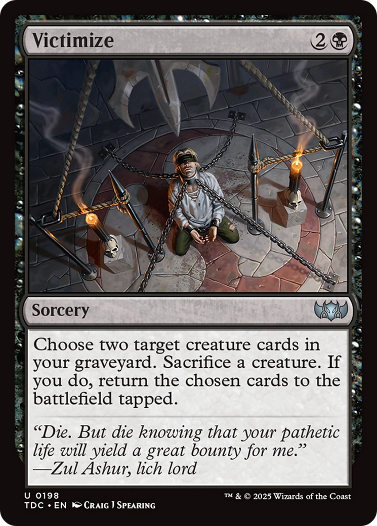 Victimize [Tarkir: Dragonstorm Commander] | Pegasus Games WI