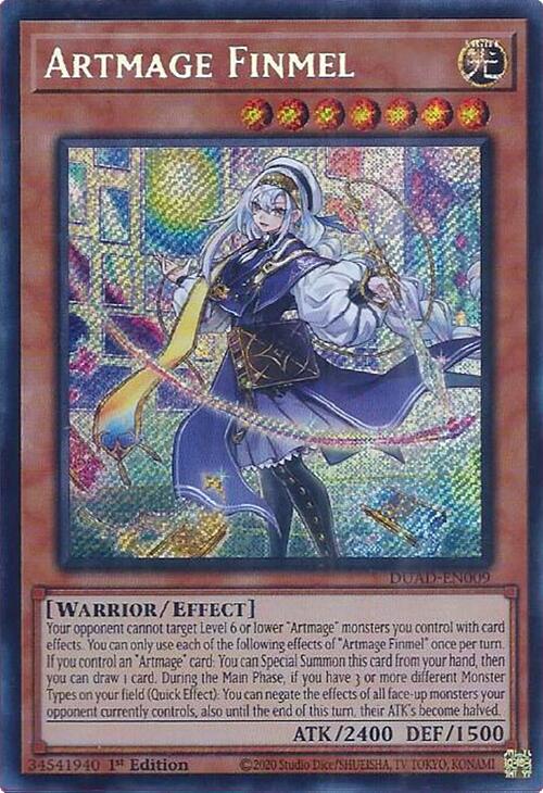 Artmage Finmel [DUAD-EN009] Secret Rare | Pegasus Games WI