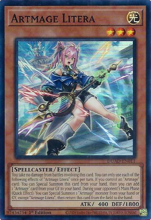 Artmage Litera [DUAD-EN011] Super Rare | Pegasus Games WI