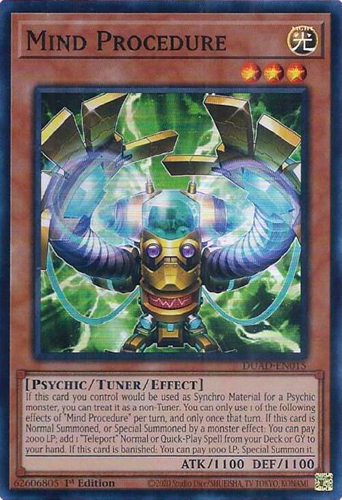 Mind Procedure [DUAD-EN015] Super Rare | Pegasus Games WI