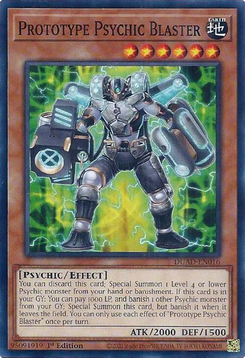 Prototype Psychic Blaster [DUAD-EN016] Common | Pegasus Games WI