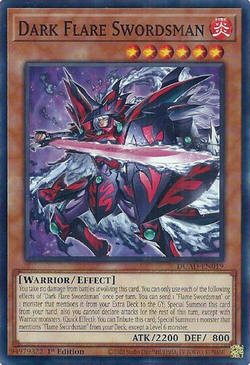 Dark Flare Swordsman [DUAD-EN019] Common | Pegasus Games WI