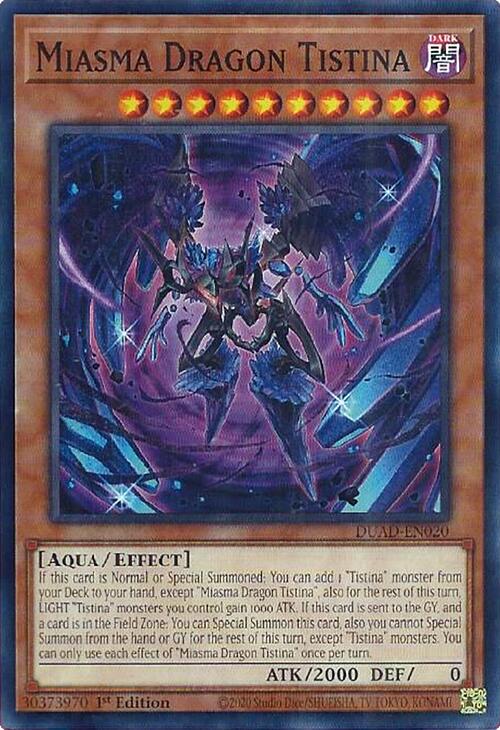 Miasma Dragon Tistina [DUAD-EN020] Common | Pegasus Games WI