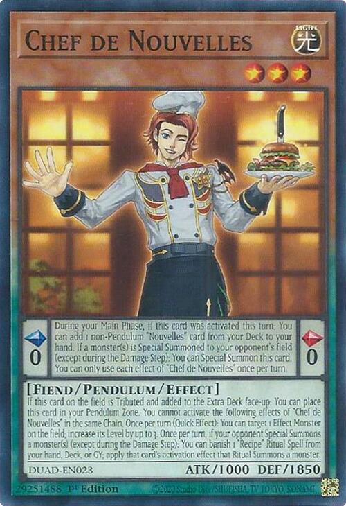 Chef de Nouvelles [DUAD-EN023] Common | Pegasus Games WI