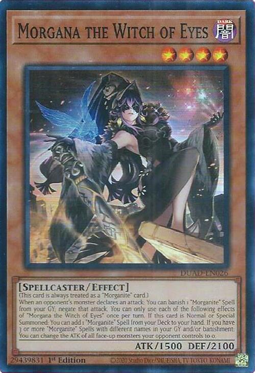 Morgana the Witch of Eyes [DUAD-EN026] Super Rare | Pegasus Games WI