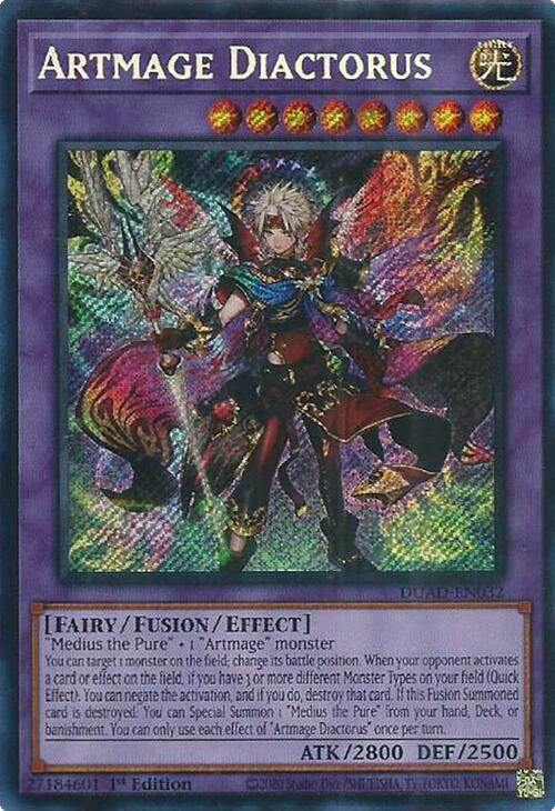 Artmage Diactorus [DUAD-EN032] Secret Rare | Pegasus Games WI