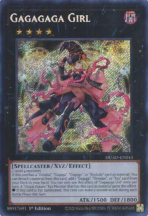 Gagagaga Girl [DUAD-EN043] Secret Rare | Pegasus Games WI