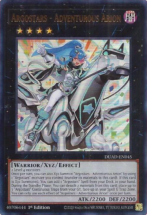 Argostars - Adventurous Arion [DUAD-EN045] Ultra Rare | Pegasus Games WI