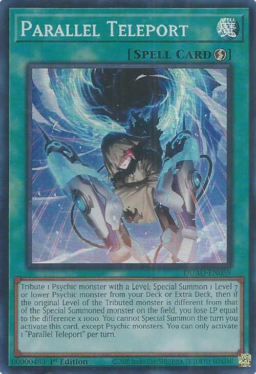 Parallel Teleport [DUAD-EN059] Super Rare | Pegasus Games WI