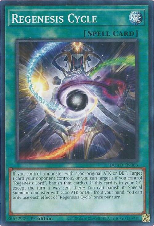 Regenesis Cycle [DUAD-EN063] Common | Pegasus Games WI