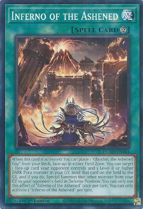 Inferno of the Ashened [DUAD-EN064] Common | Pegasus Games WI