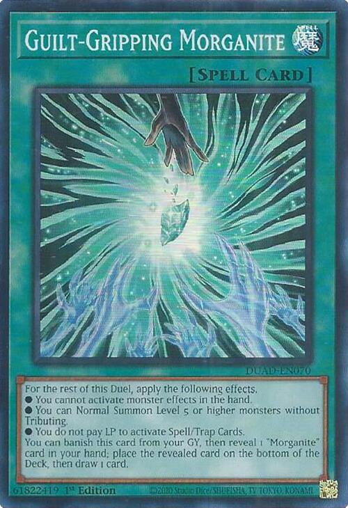 Guilt-Gripping Morganite [DUAD-EN070] Super Rare | Pegasus Games WI