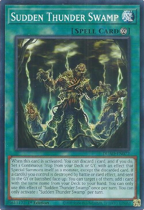 Sudden Thunder Swamp [DUAD-EN072] Common | Pegasus Games WI