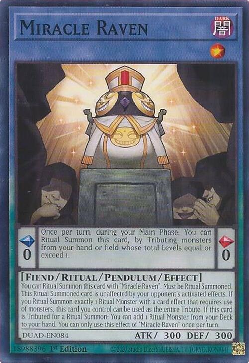 Miracle Raven [DUAD-EN084] Common | Pegasus Games WI