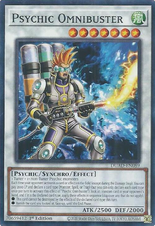 Psychic Omnibuster [DUAD-EN089] Common | Pegasus Games WI