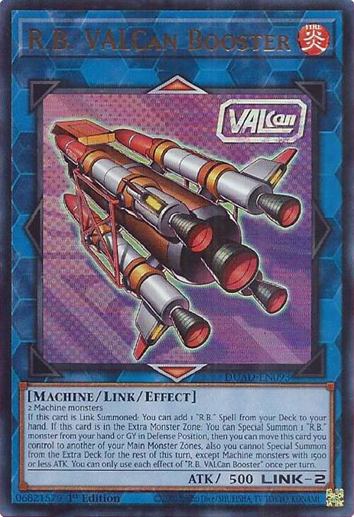R.B. VALCan Booster [DUAD-EN093] Ultra Rare | Pegasus Games WI