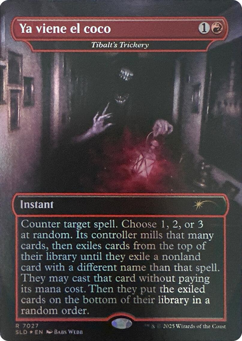 Ya viene el coco - Tibalt's Trickery (Rainbow Foil) [Secret Lair Drop Series] | Pegasus Games WI