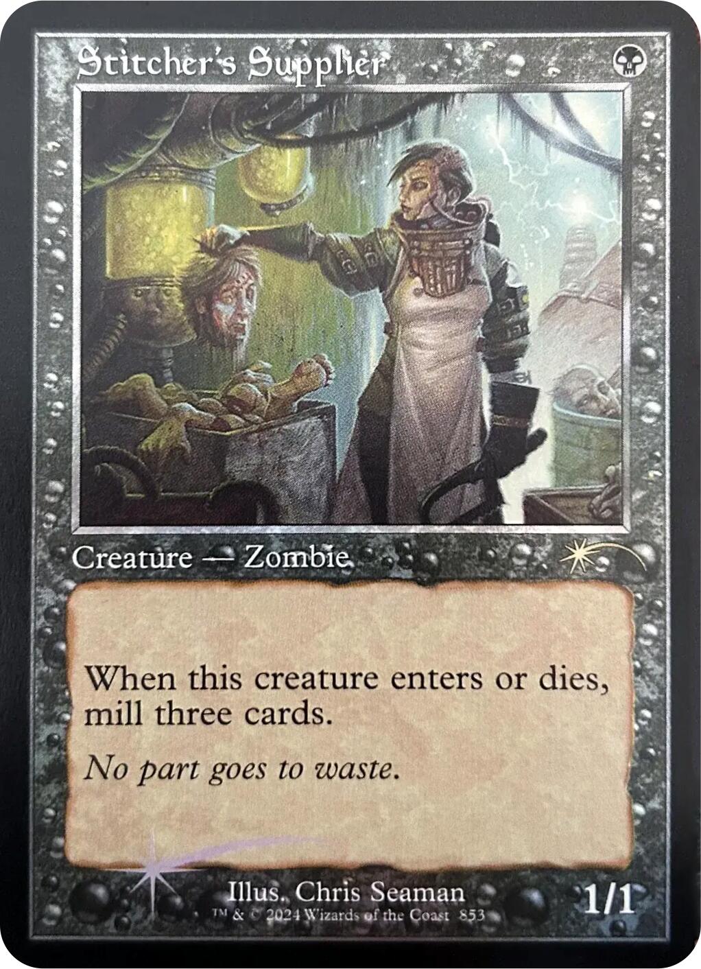 Stitcher's Supplier (Retro Frame) [Secret Lair Drop Series] | Pegasus Games WI